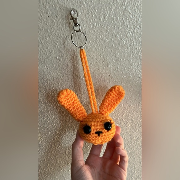 Crocheted Bunny Keychain/Bag Charm 🐰 - Picture 2 of 10